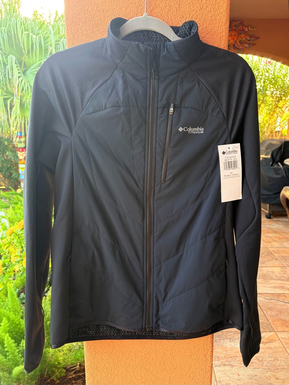 NWT COLUMBIA Titanium Interchange Omni Heat Black Womens Jacket SZ MEDIUM